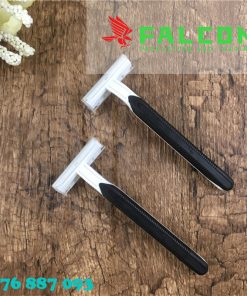 Dao cạo râu Falcon với 2 tông màu đen và trắng chủ đạo