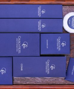 Bao bì amenities khách sạn vỏ hộp giấy sang trọng