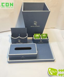Bộ đồ da khách sạn in logo cao cấp 07