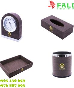 Bộ đồ tiện nghi khách sạn bọc da cao cấp Falcon