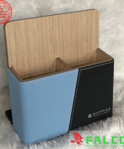 Hộp đựng điều khiển khách sạn bọc da PU cao cấp