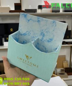 Hộp đựng điều khiển khách sạn bọc da PU cao cấp