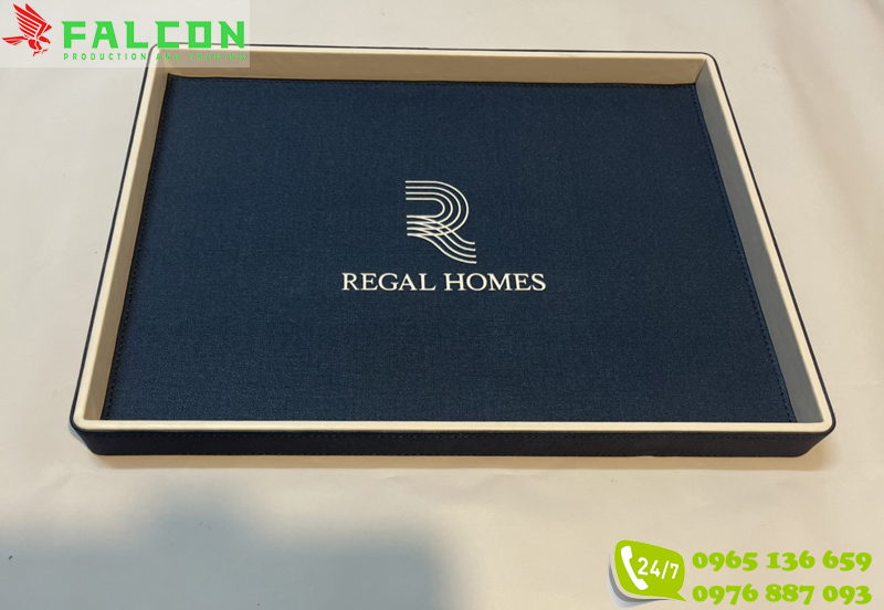Khay minibar khách sạn cao cấp in logo Regal Homes