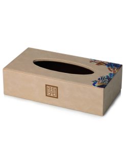 Hộp đựng giấy khách sạn bọc da hình chữ nhật