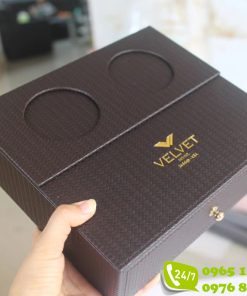 Hộp đựng đồ tiêu hao khách sạn bọc da PU cao cấp