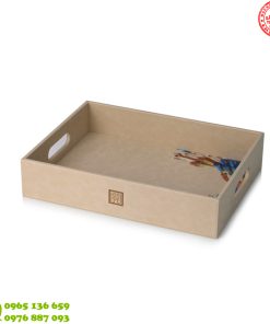 Khay đựng đồ kho trong phòng khách sạn