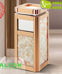 Thùng rác khách sạn đá hoa cương