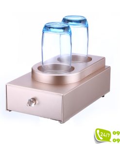 Hộp đựng đồ amenities khách sạn màu vàng sang trọng