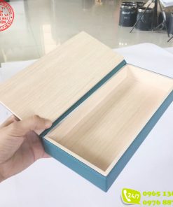Bộ đồ tiện nghi khách sạn bọc da in logo theo yêu cầu