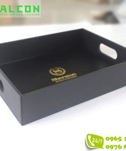 Khay đựng đồ khô khách sạn bọc da