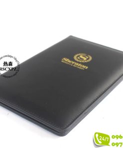 quyển thu ngân khách sạn bọc da