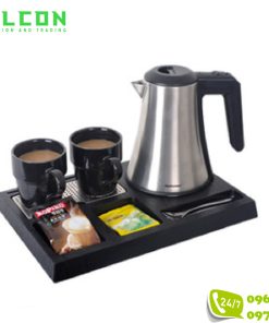Bộ ấm đun nước điện khách sạn thương hiệu Honeyson