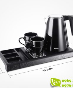 Bộ ấm đun nước điện khách sạn Honeyson 02