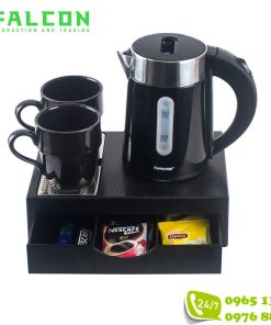 Bộ ấm siêu tốc khách sạn Honeyson được làm từ vật liệu cao cấp