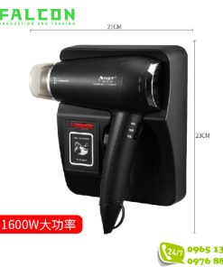 Kích thước máy sấy tóc khách sạn gắn tường NAST