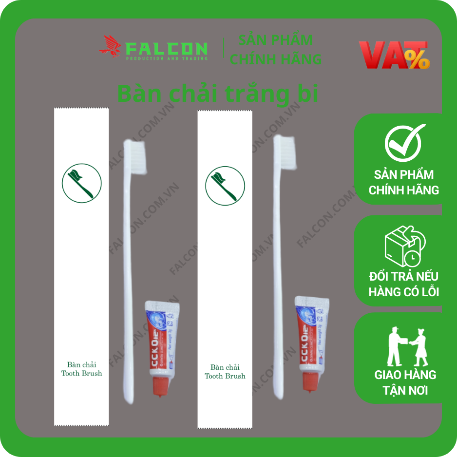 bàn chải đánh răng 1 lần cho khách sạn nhà nghỉ