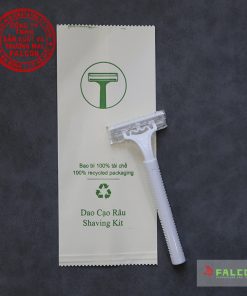 Dao cạo râu đóng túi kraft thân thiện môi trường