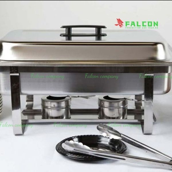 Nồi hâm buffet chữ nhật 1 ngăn cao cấp dành cho khách sạn