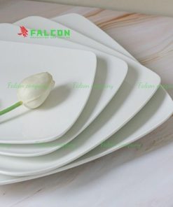 Đĩa vuông cao cấp dành cho nhà hàng, khách sạn