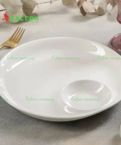 Đĩa kết hợp khay chấm cho nhà hàng, khách sạn