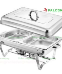 Nồi hâm buffet 2 ngăn chữ nhật cao cấp dành cho khách sạn