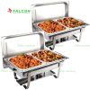 Nồi hâm buffet 2 ngăn chữ nhật cao cấp dành cho khách sạn