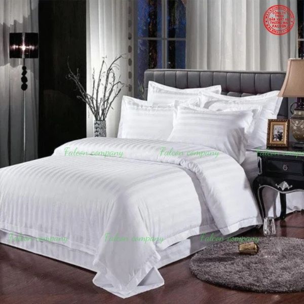 Chăn ga gối đệm cao cấp dành cho khách sạn.