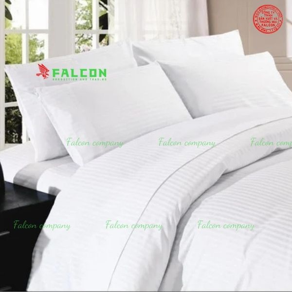 Chăn ga gối đệm cao cấp dành cho khách sạn.