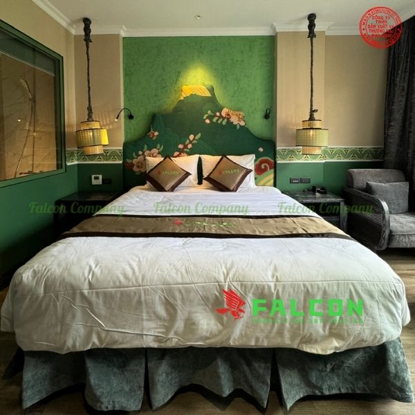 Chăn ga gối đệm cao cấp dành cho khách sạn.