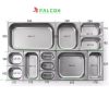 Khay đựng thực phẩm inox dành cho nhà hàng, khách sạn.