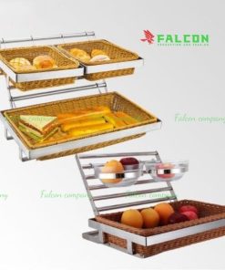 Kệ bánh mì 2 tầng dành cho nhà hàng, khách sạn