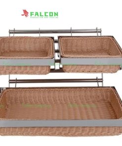 Kệ bánh mì 2 tầng dành cho nhà hàng, khách sạn