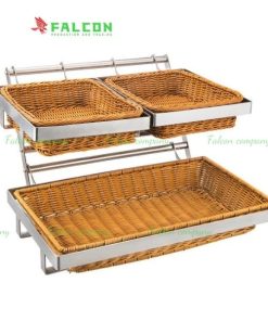 Kệ bánh mì 2 tầng dành cho nhà hàng, khách sạn