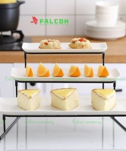 Kệ đựng bánh 3 tầng dành cho nhà hàng, khách sạn