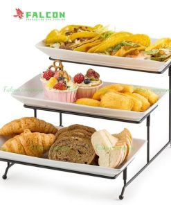 Kệ đựng bánh 3 tầng dành cho nhà hàng, khách sạn