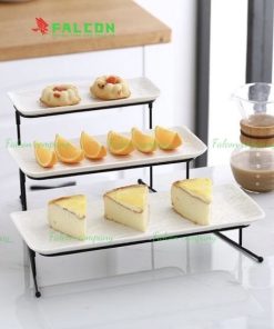 Kệ đựng bánh 3 tầng dành cho nhà hàng, khách sạn